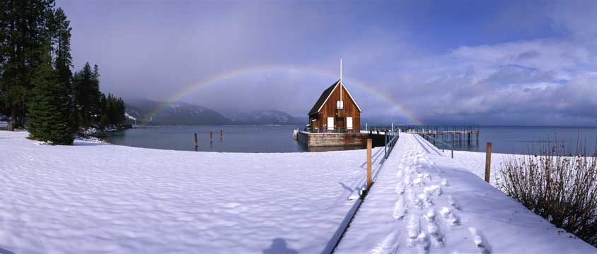 Winter Rainbow, Chambers Landing