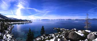 A winter's Day, East shore, Lake Tahoe