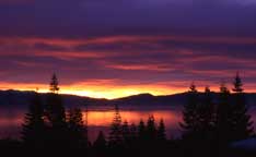 Dawn Lake Tahoe